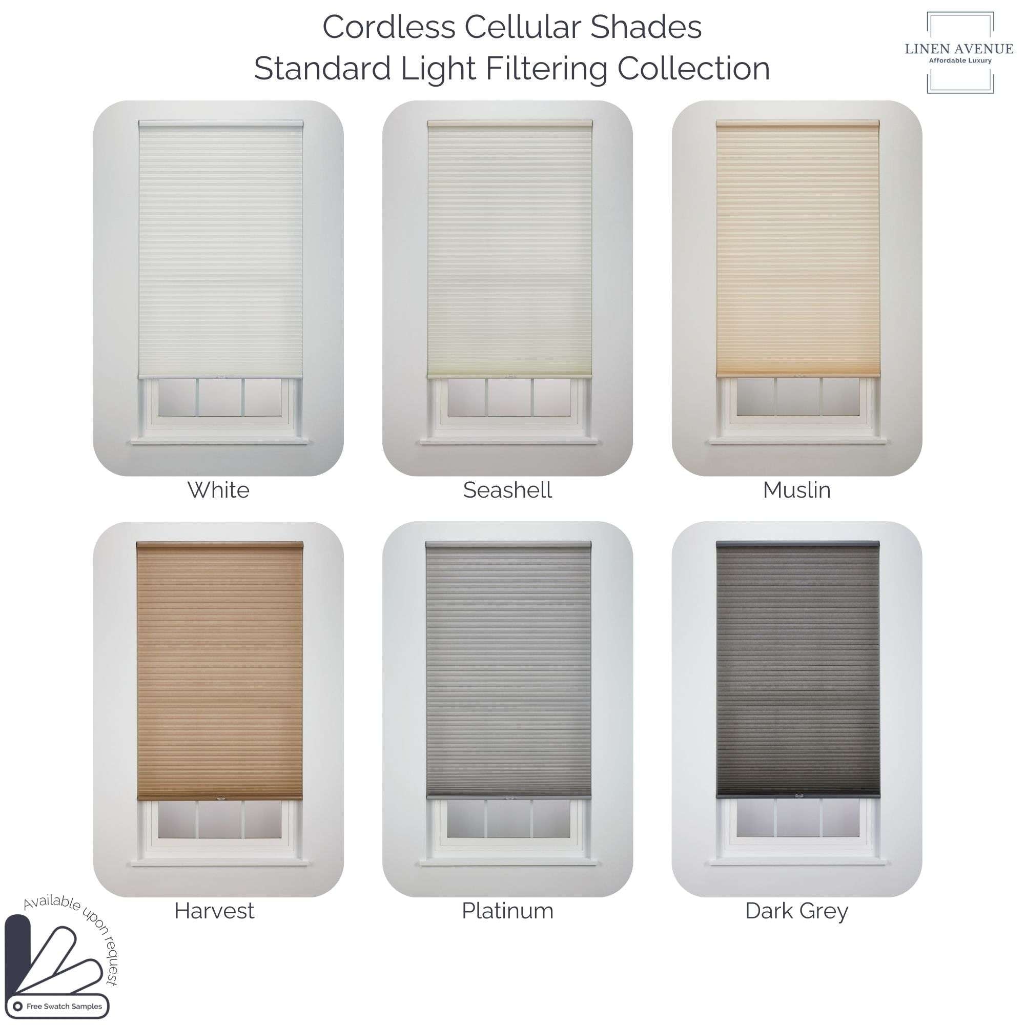 Linen Avenue Cellular Shade - Thumbnail 4