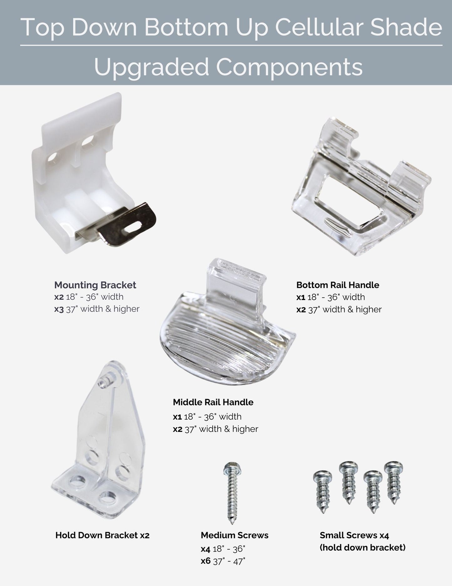 Top Down Bottom Up Replacement Components